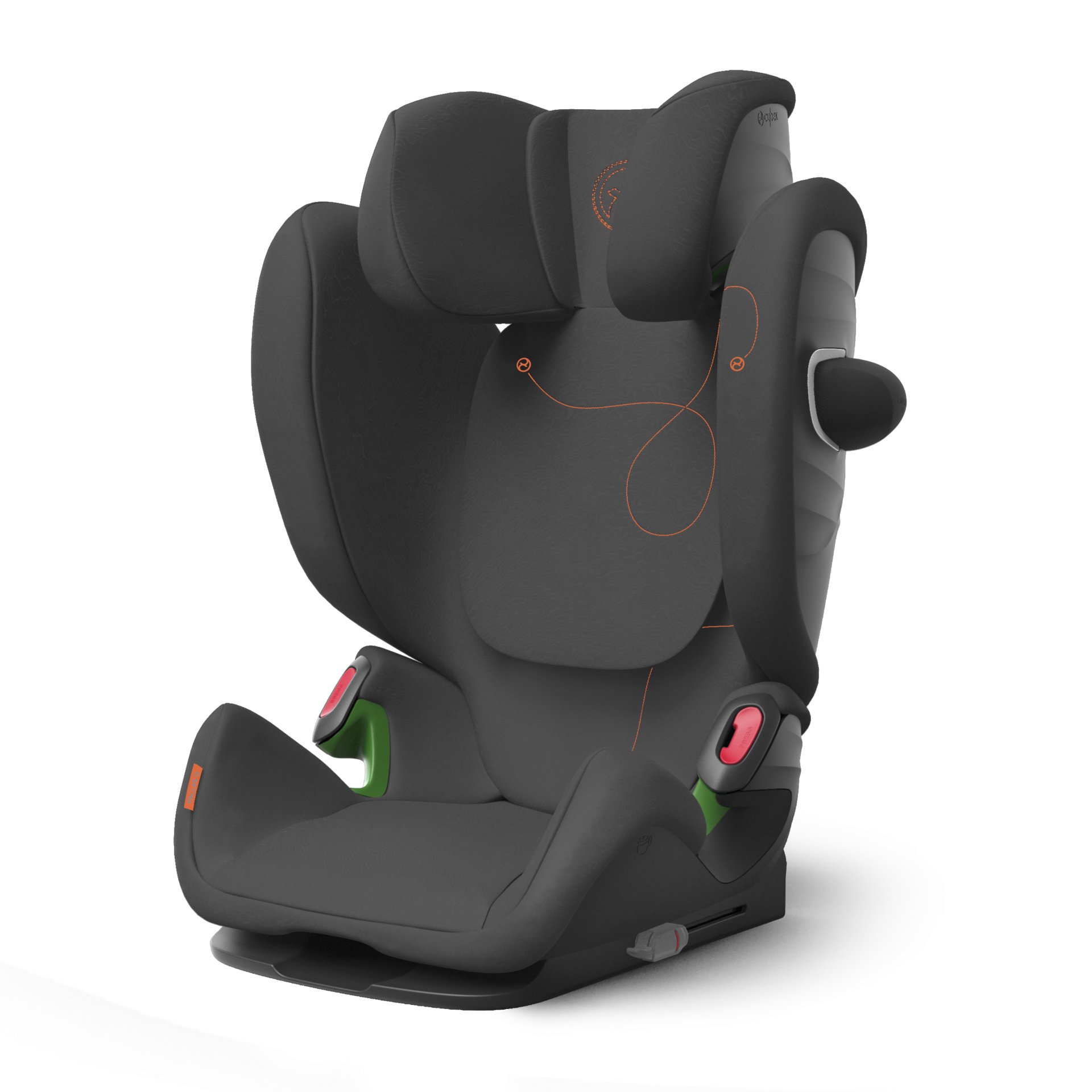 Scaun auto cu isofix Cybex Solution G i-Size, Lava Grey dark grey (15-36 kg) Grupa II/III